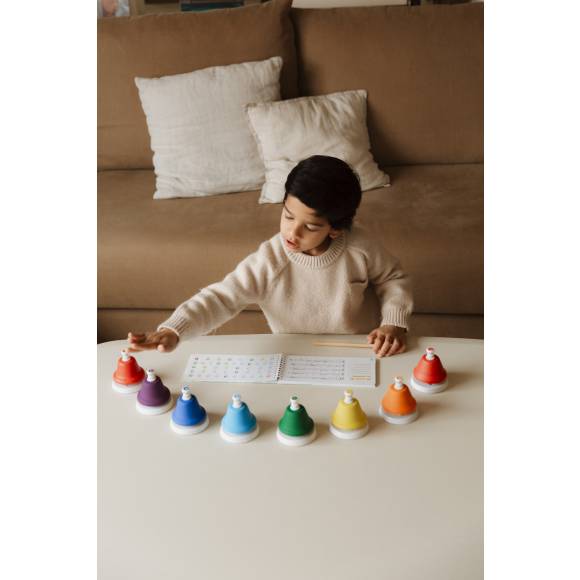 Dzwonki muzyczne 8 tonowe - naciskane - Dingdangdong Push -Juegaconmigo